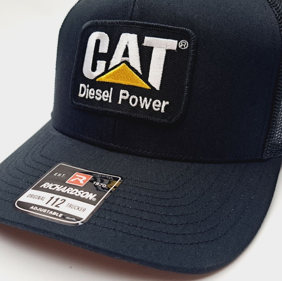 Caterpillar Retro Vintage Style Diesel Power Machinery Trucker Hat Cap Richardso